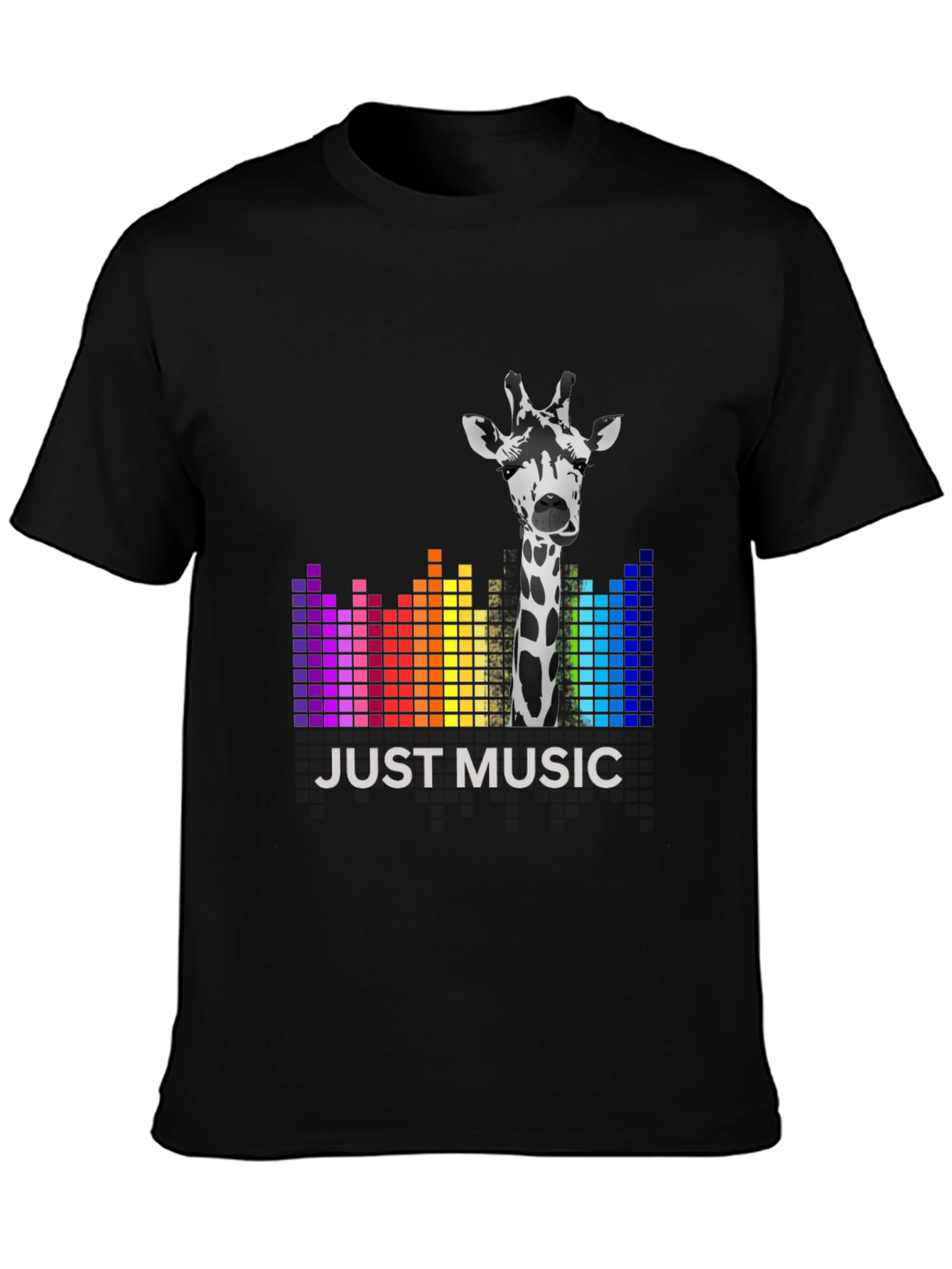 Just Music Giraffe Tee - Stylish Graphic T-Shirt
