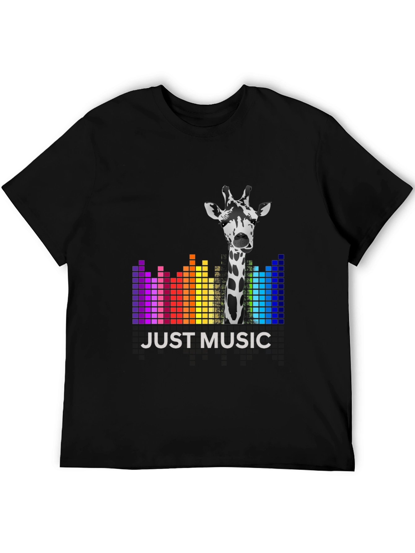 Just Music Giraffe Tee - Stylish Graphic T-Shirt