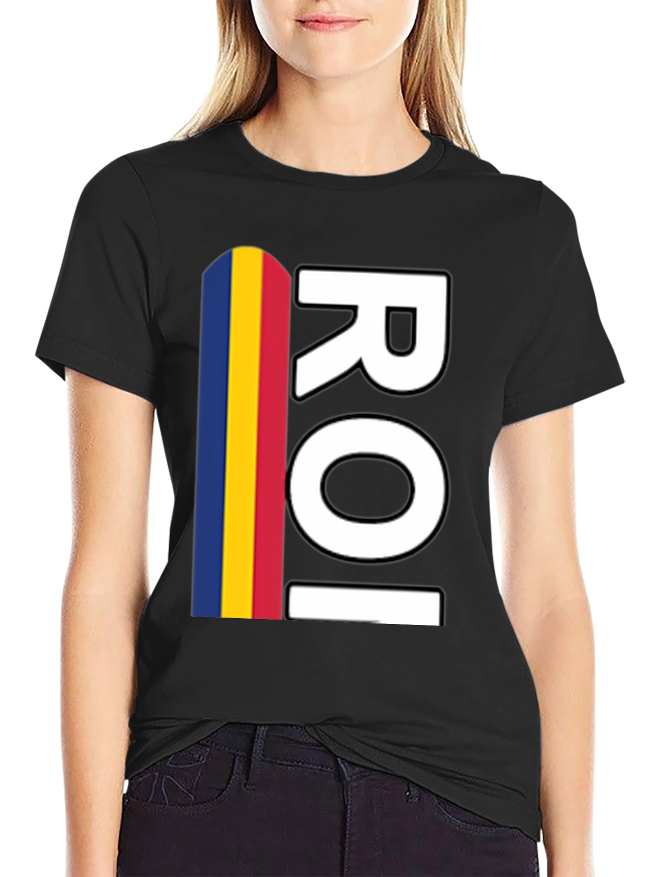 Romania Flag ROI Graphic T-Shirt