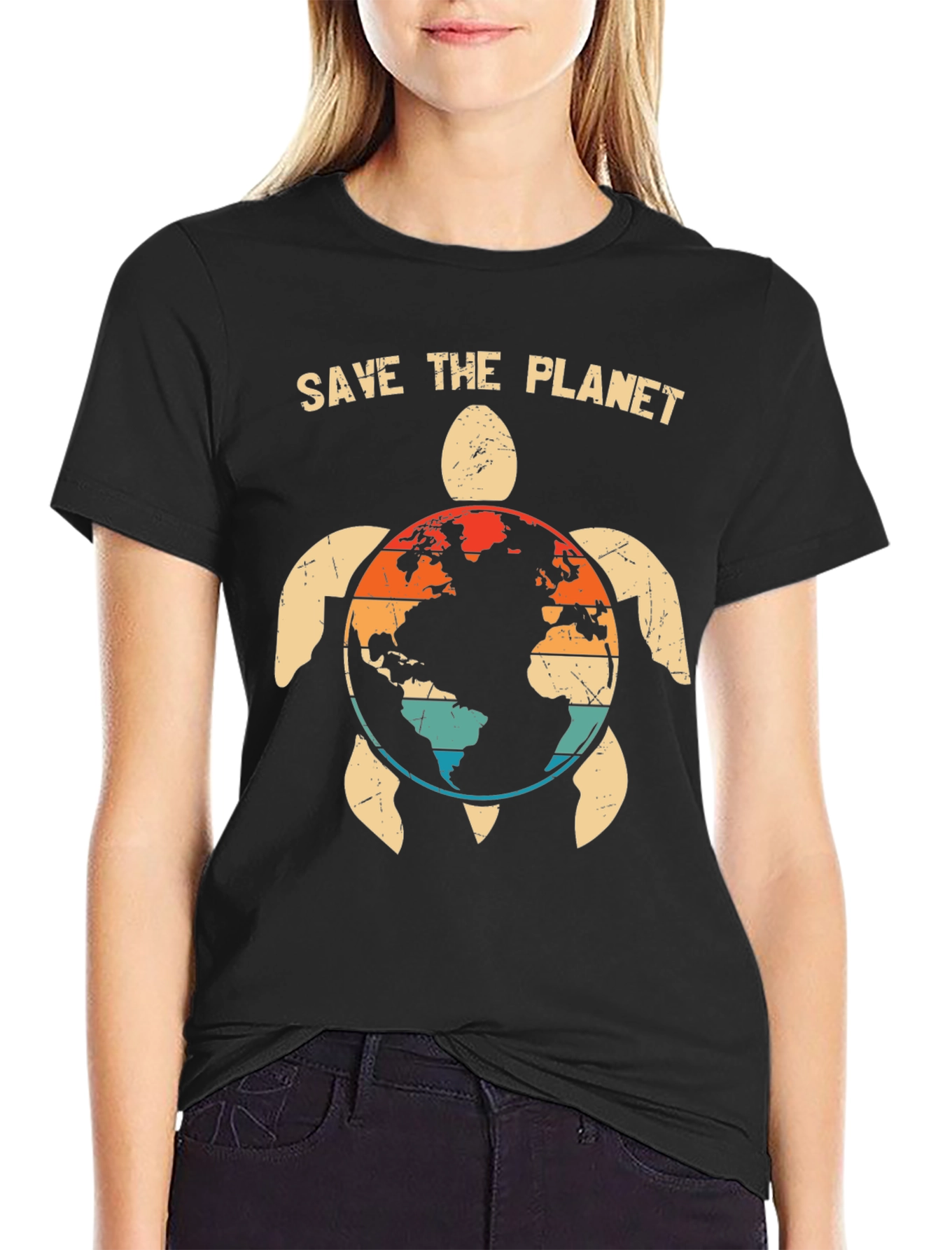 Save the Planet Turtle T-Shirt - Earth Day Tee