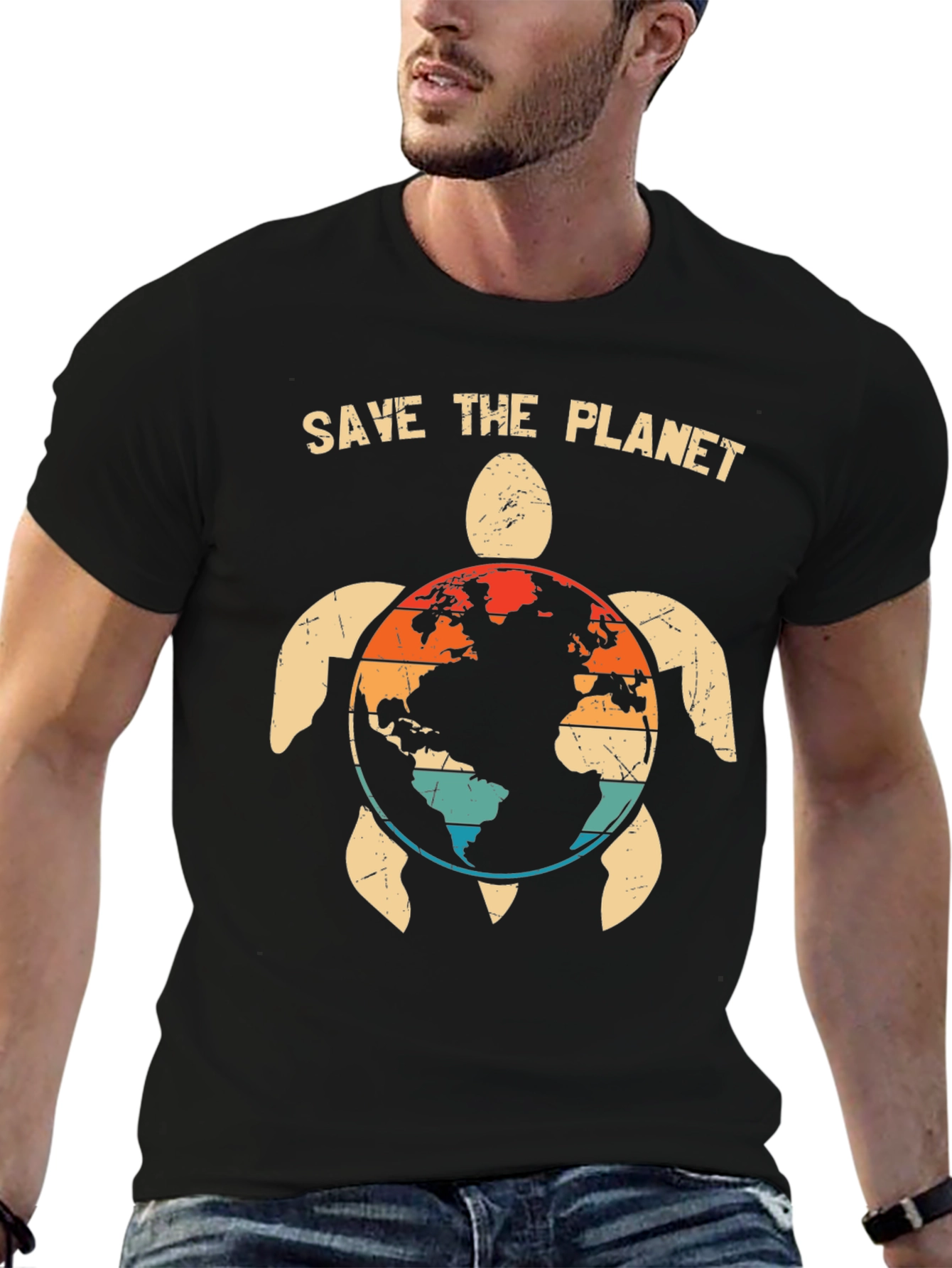 Save the Planet Turtle T-Shirt - Earth Day Tee