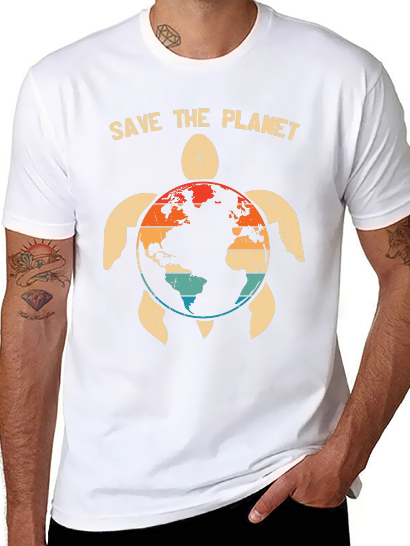 Save the Planet Turtle T-Shirt - Earth Day Tee