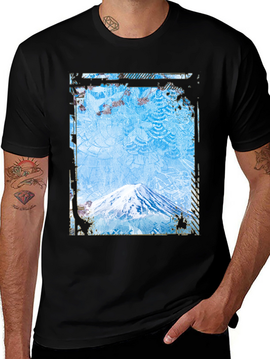 Mount Fuji Graphic Tee - Japanese Inspired Design