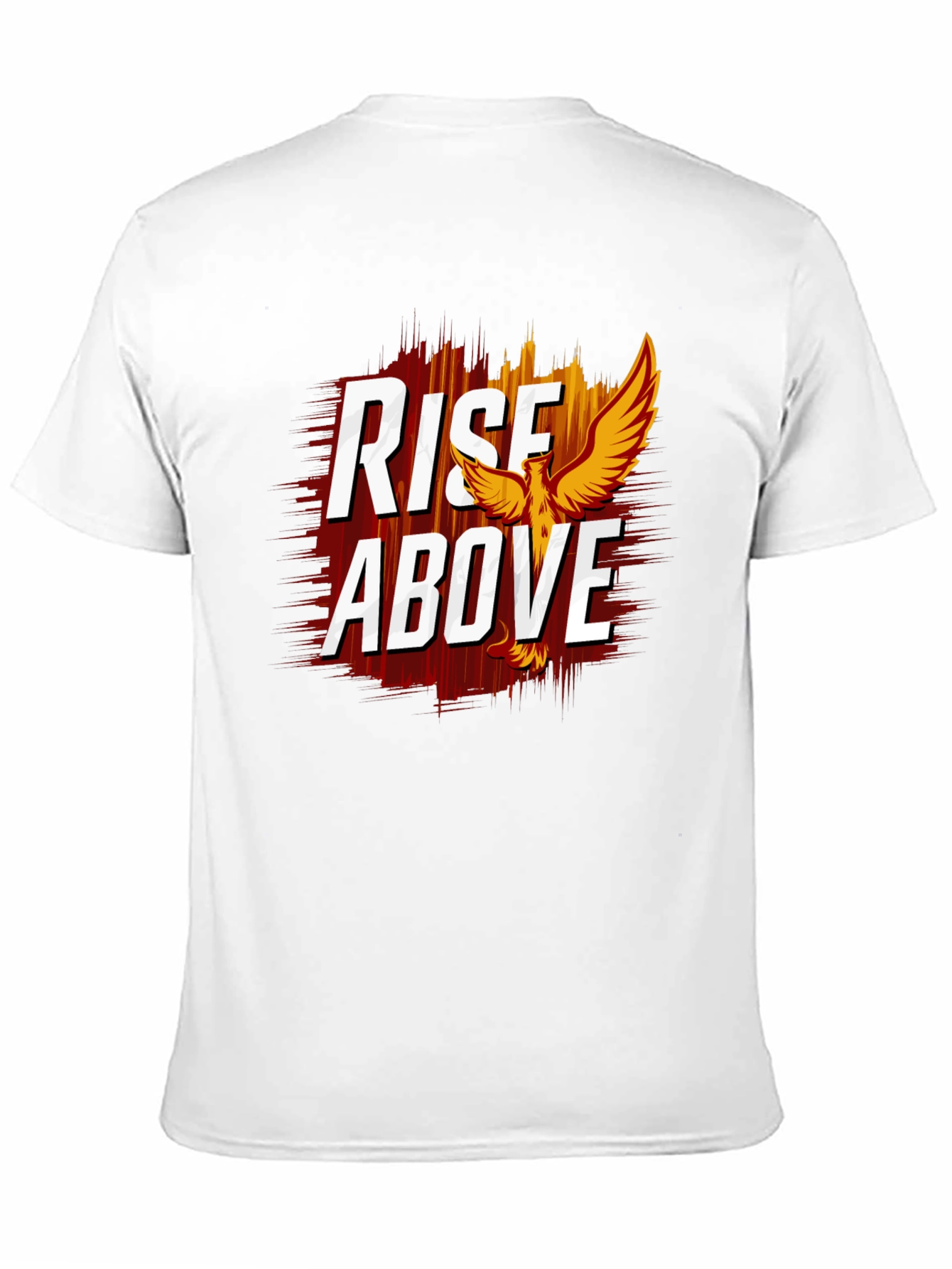 Rise Above Graphic Tee - Phoenix Design