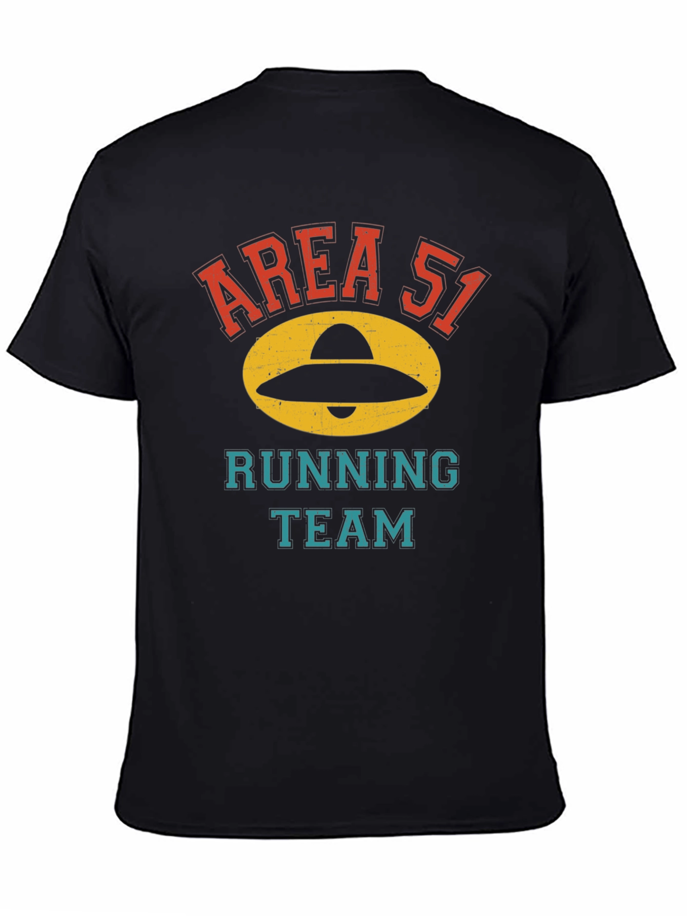 Area 51 Running Team Black Graphic T-Shirt