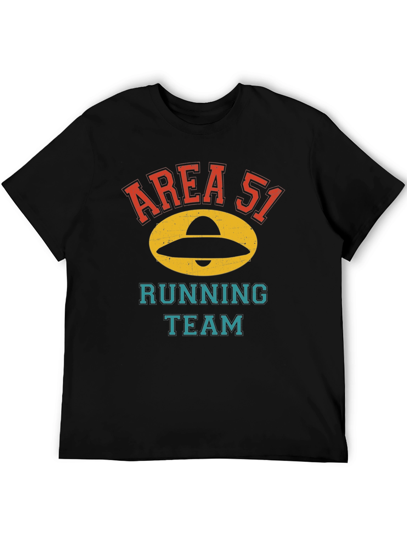 Area 51 Running Team Black Graphic T-Shirt