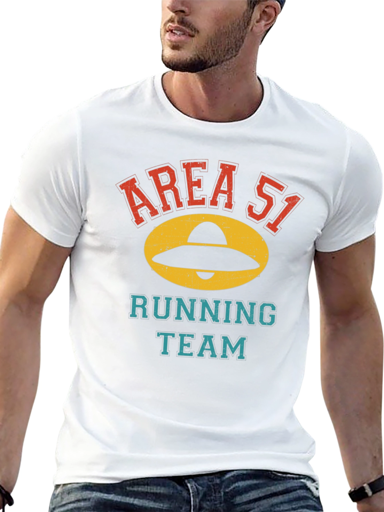 Area 51 Running Team Black Graphic T-Shirt