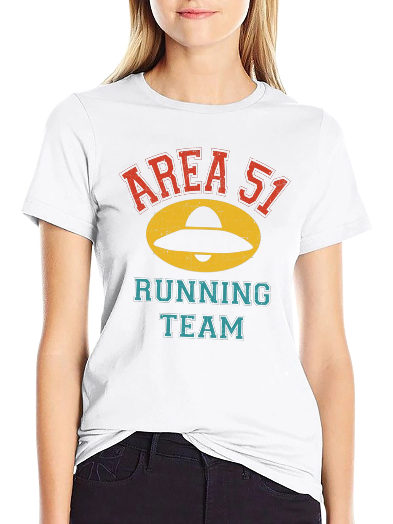 Area 51 Running Team Black Graphic T-Shirt