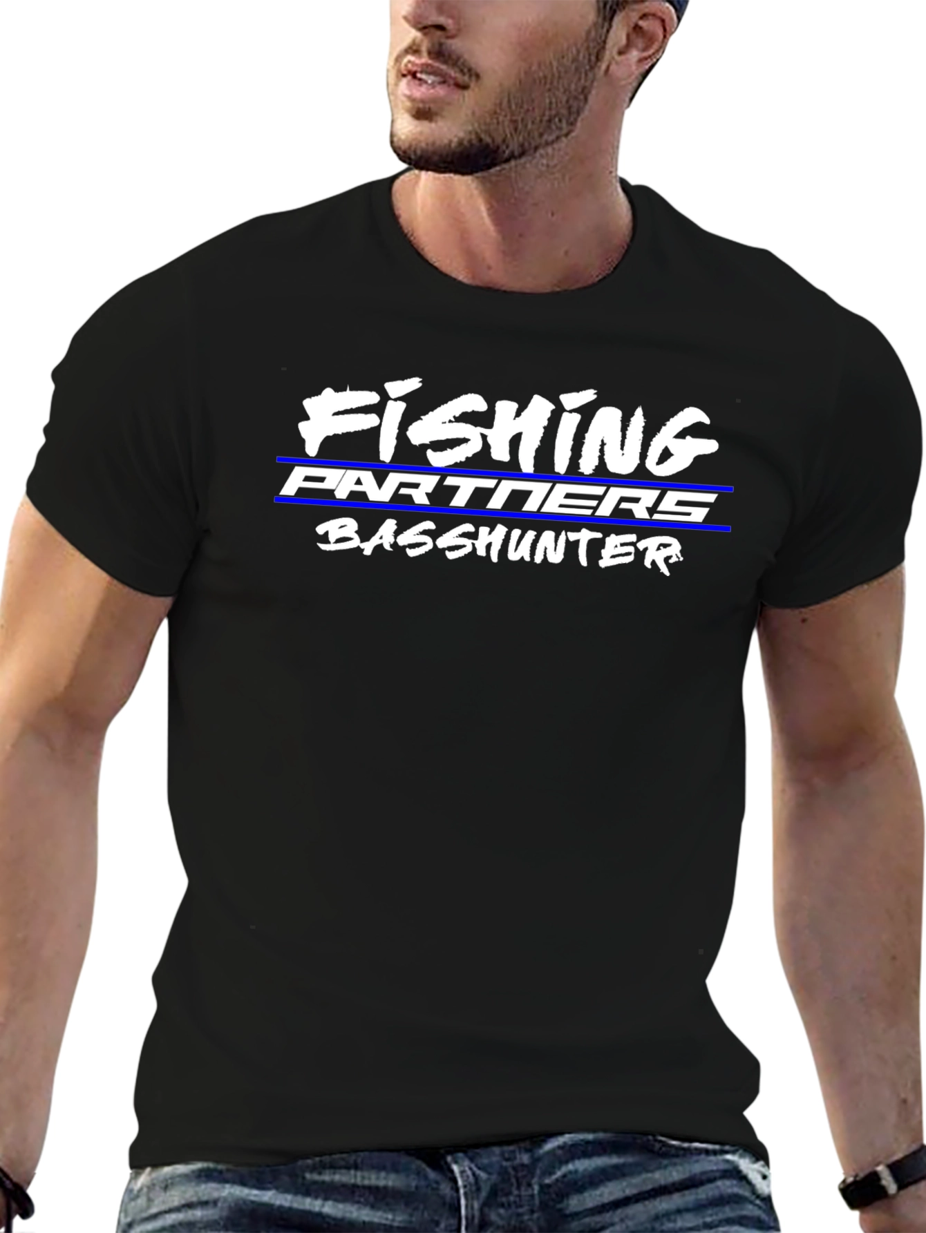 Fishing Partners Basshunter Black T-Shirt