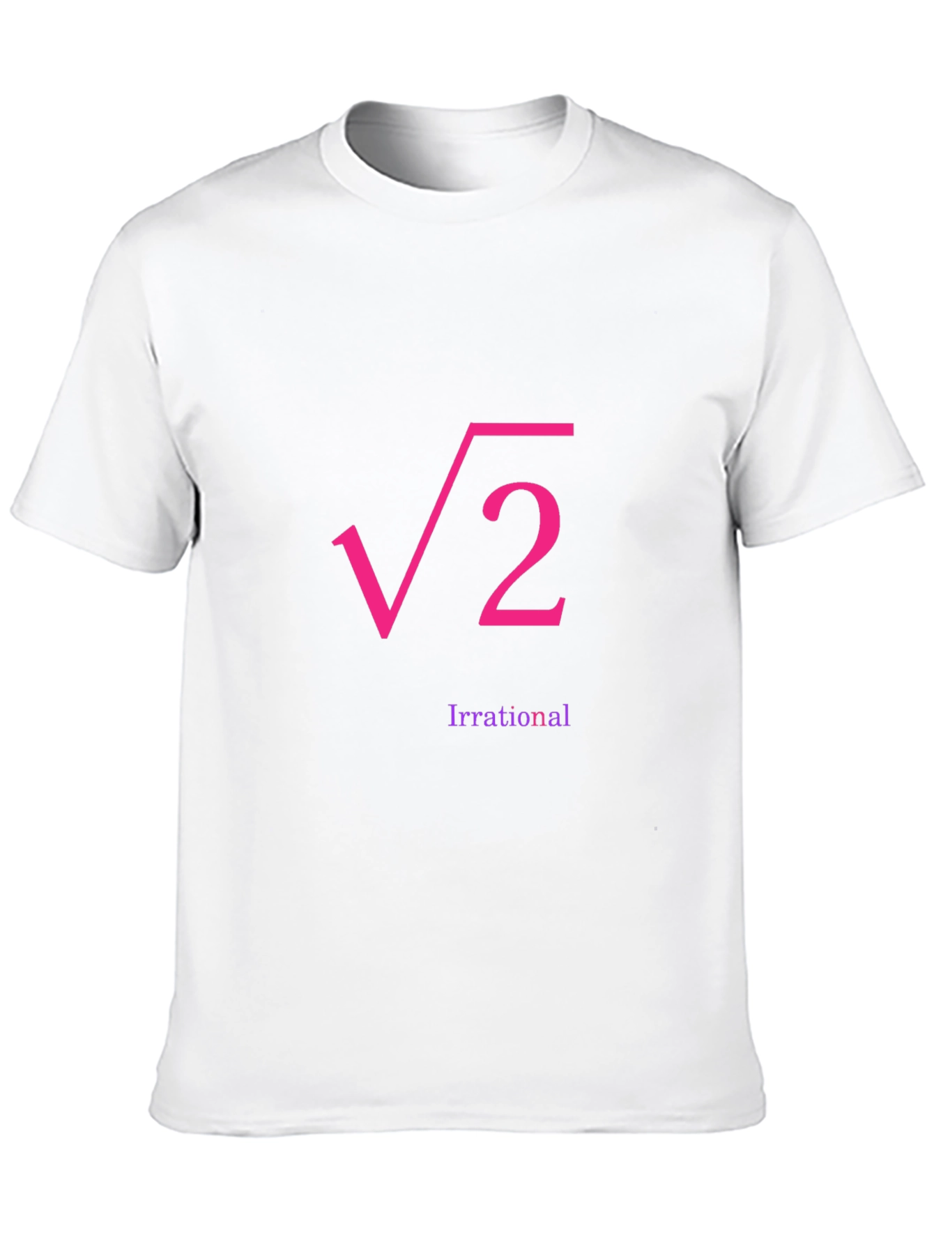 Irrational Root 2 Graphic Tee - Black