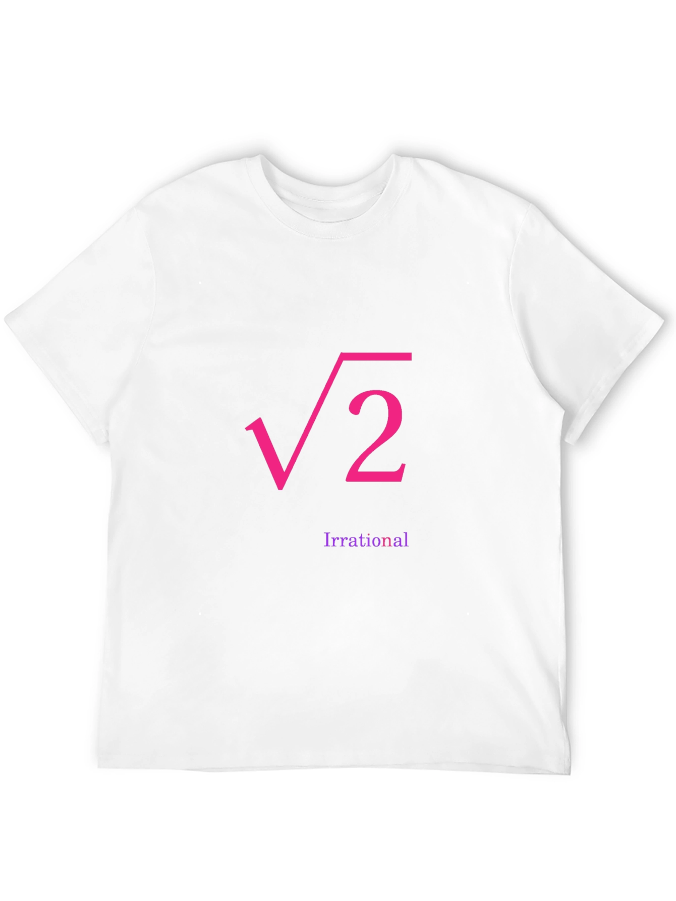 Irrational Root 2 Graphic Tee - Black