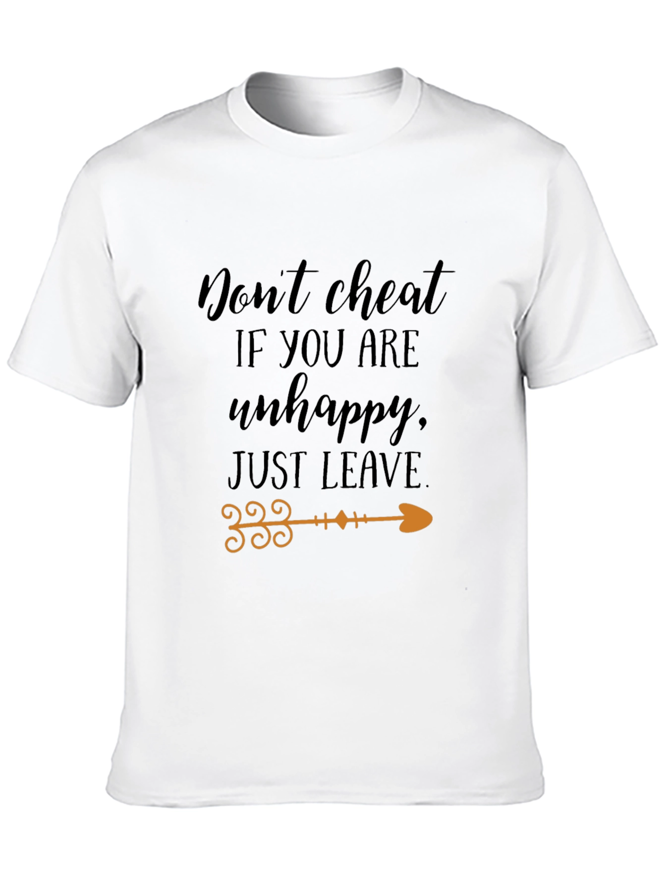 Dont Cheat Graphic Tee - Black