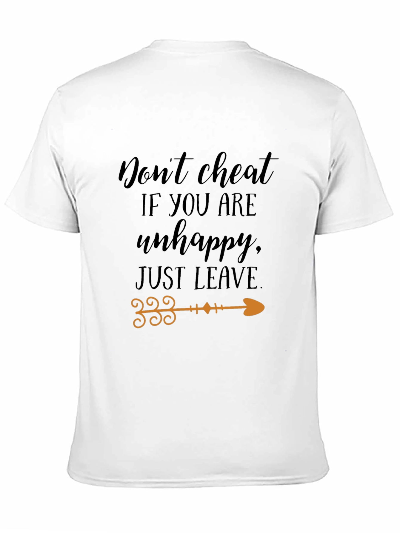 Dont Cheat Graphic Tee - Black