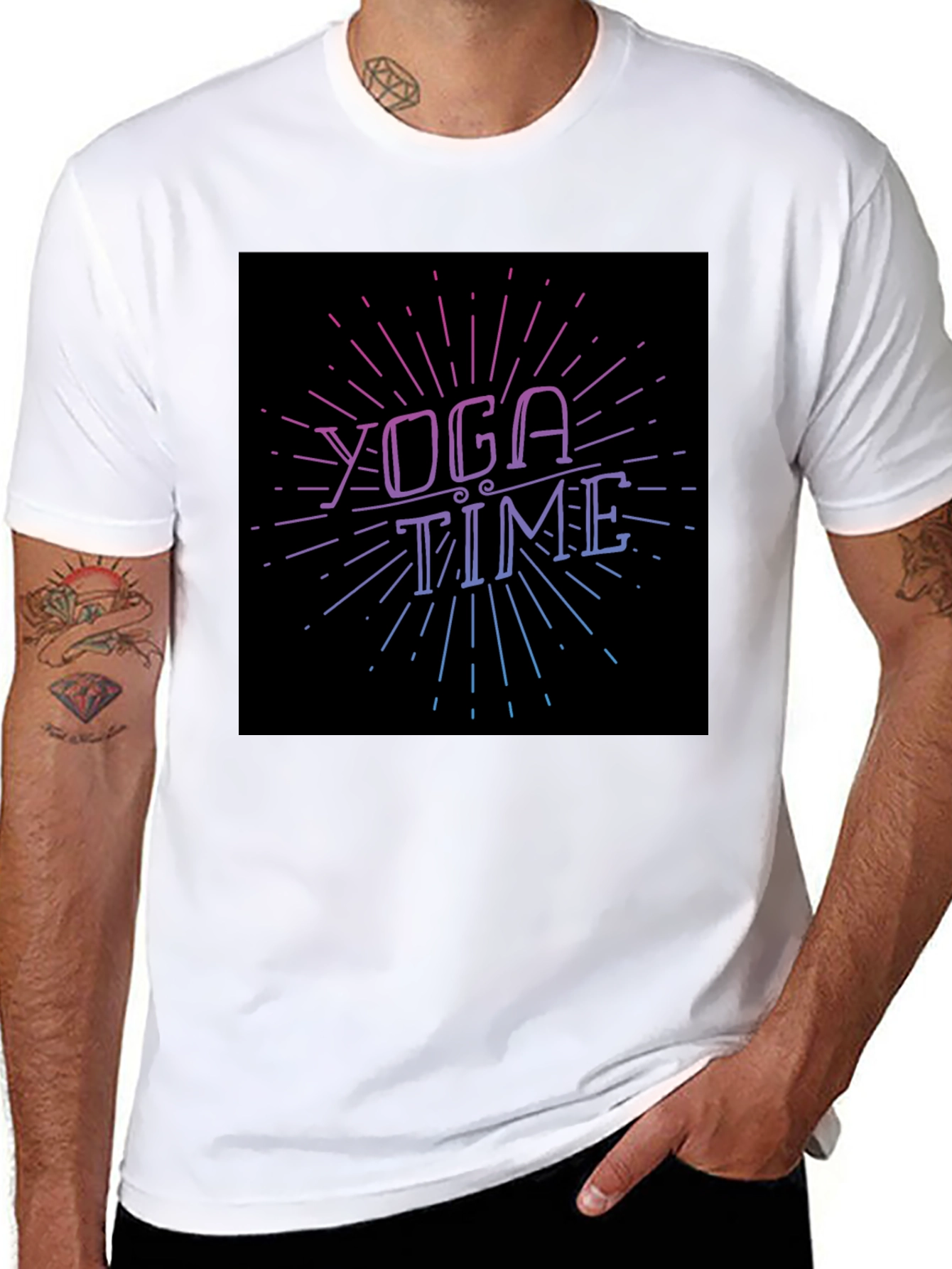 Yoga Time Graphic Tee - Relax & Unwind!