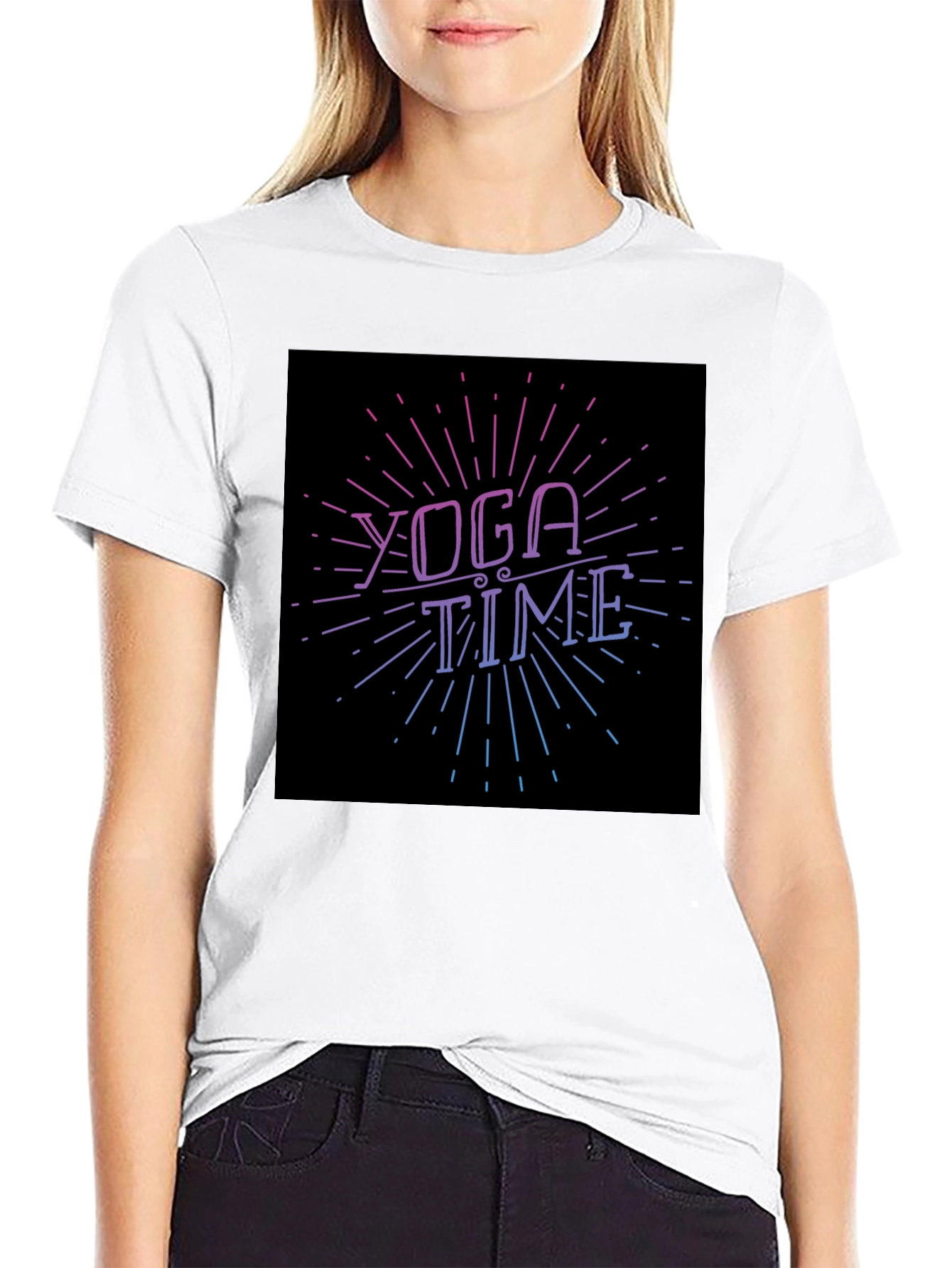Yoga Time Graphic Tee - Relax & Unwind!