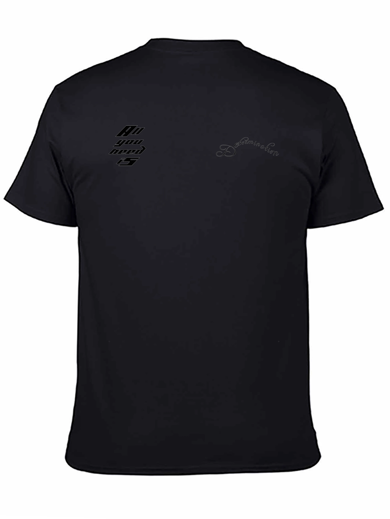 Mens Black Graphic Tee - Stylish Casual Wear
