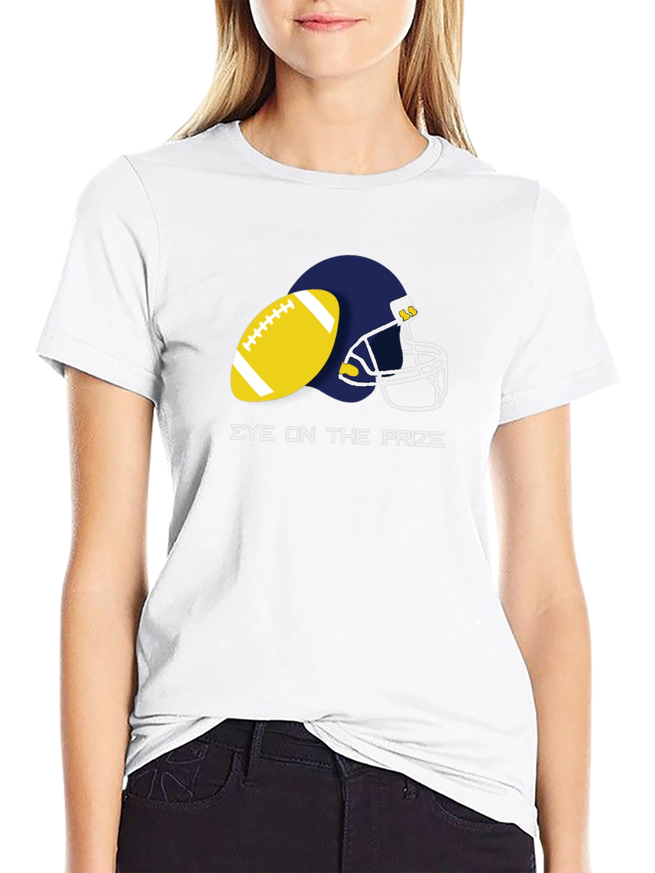 Eye on the Prize Football Graphic Tee