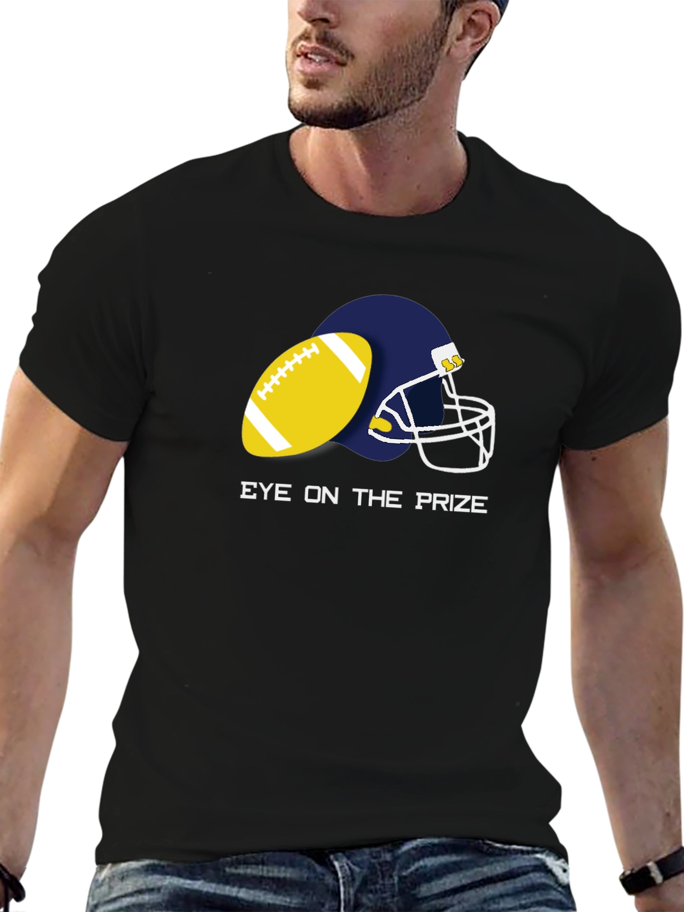 Eye on the Prize Football Graphic Tee