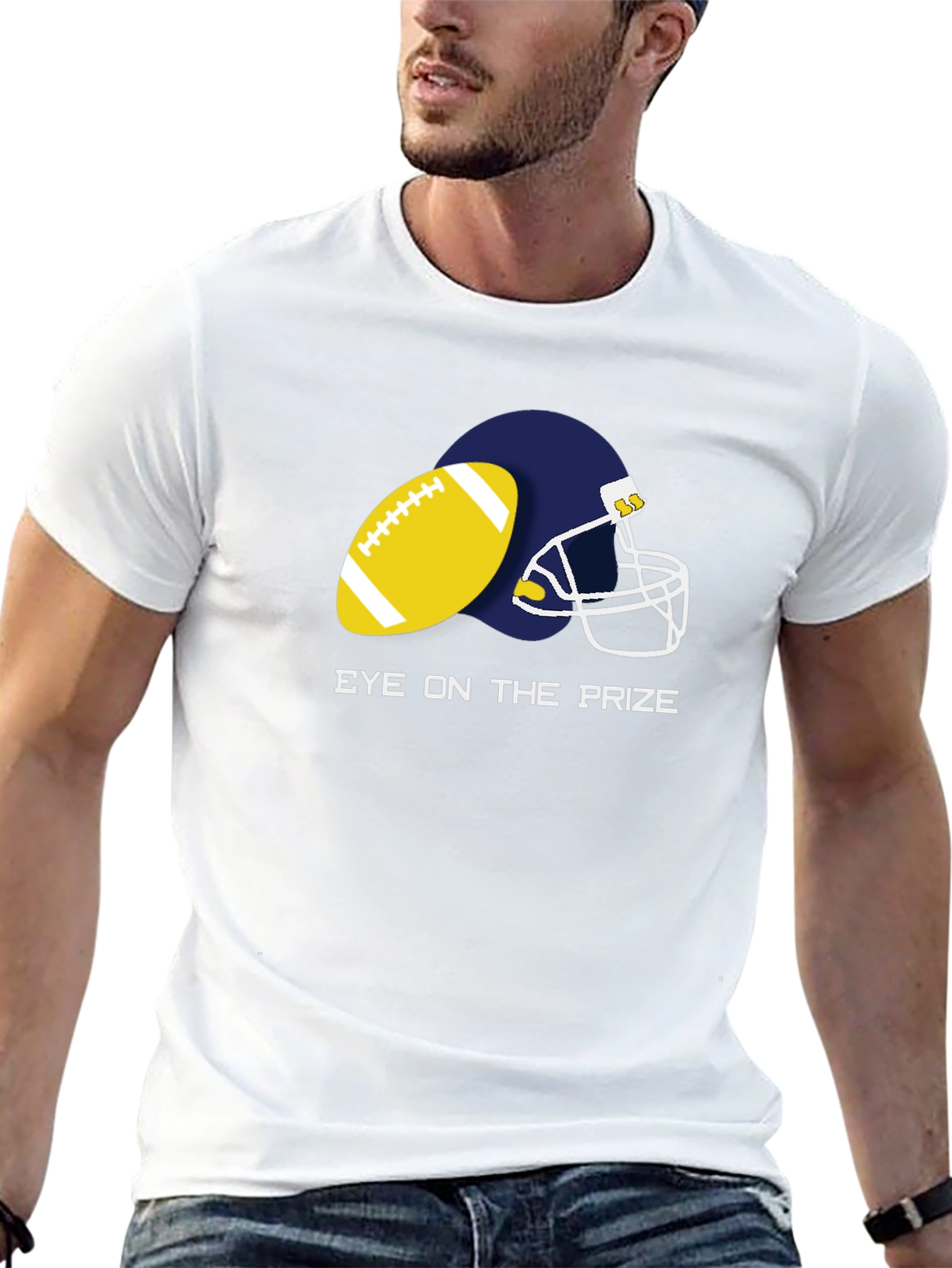 Eye on the Prize Football Graphic Tee