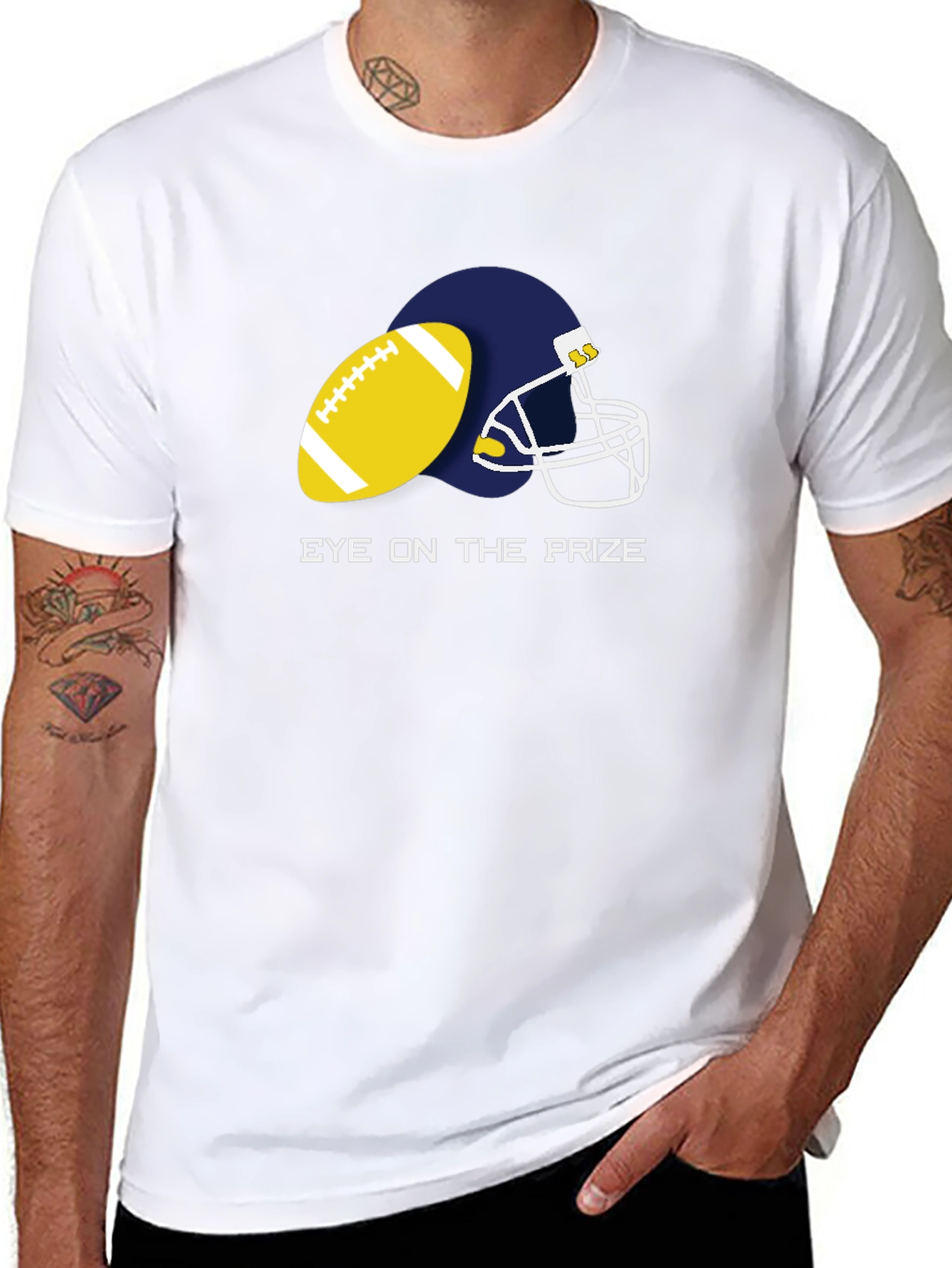 Eye on the Prize Football Graphic Tee