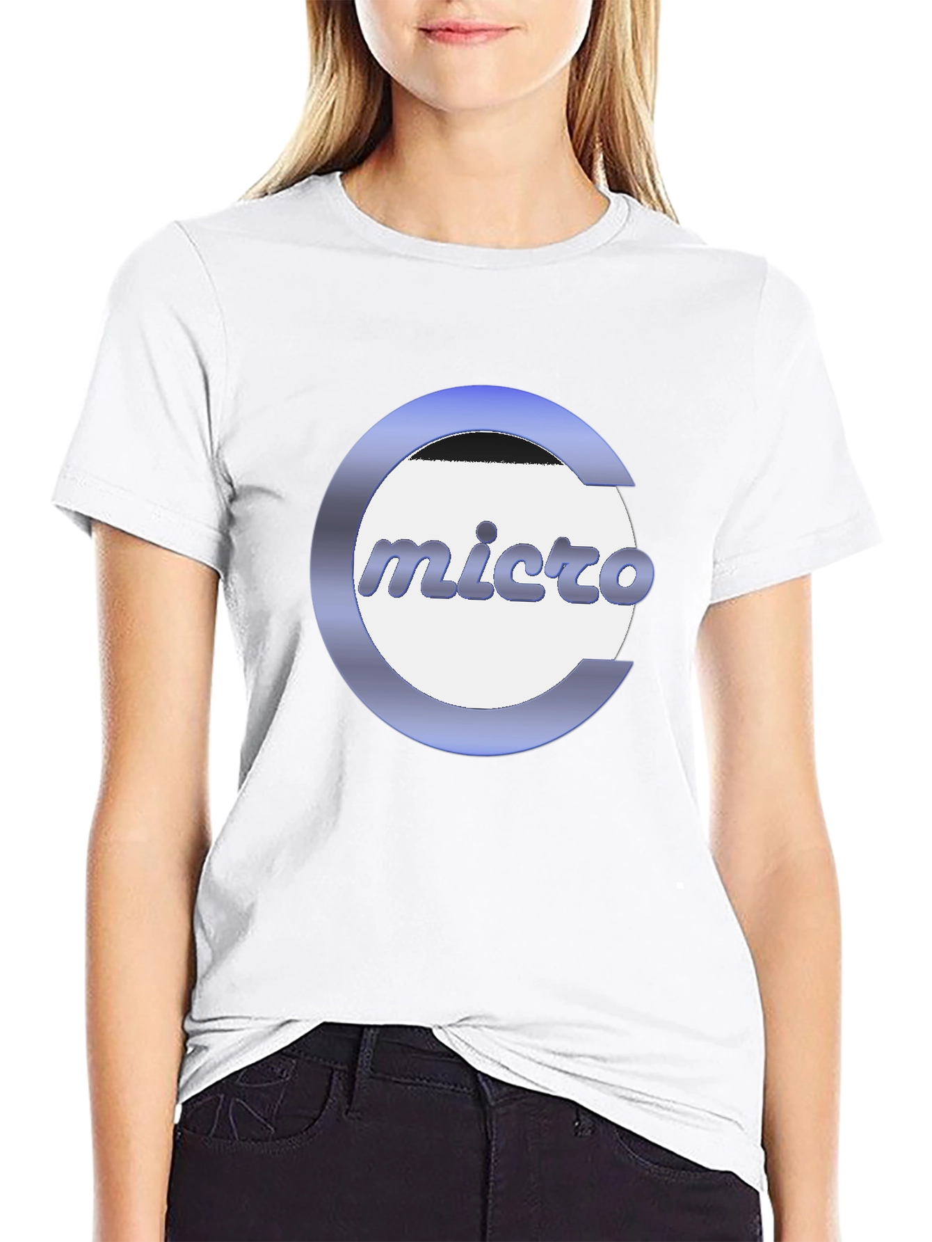 Micro Logo Graphic T-Shirt - Stylish & Comfortable