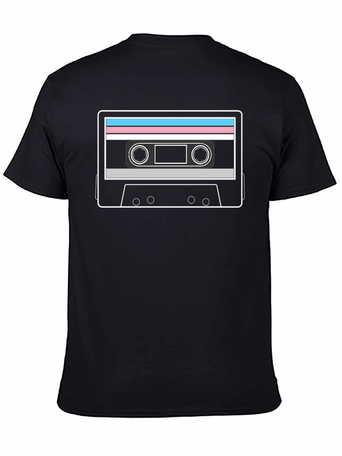 Retro Trans Pride Cassette Tape T-Shirt