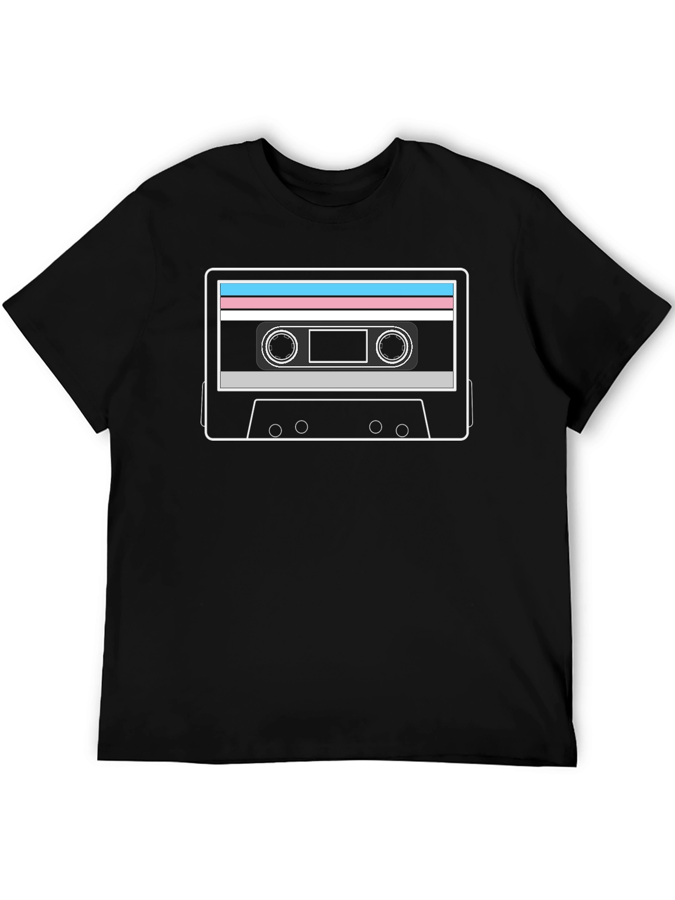 Retro Trans Pride Cassette Tape T-Shirt