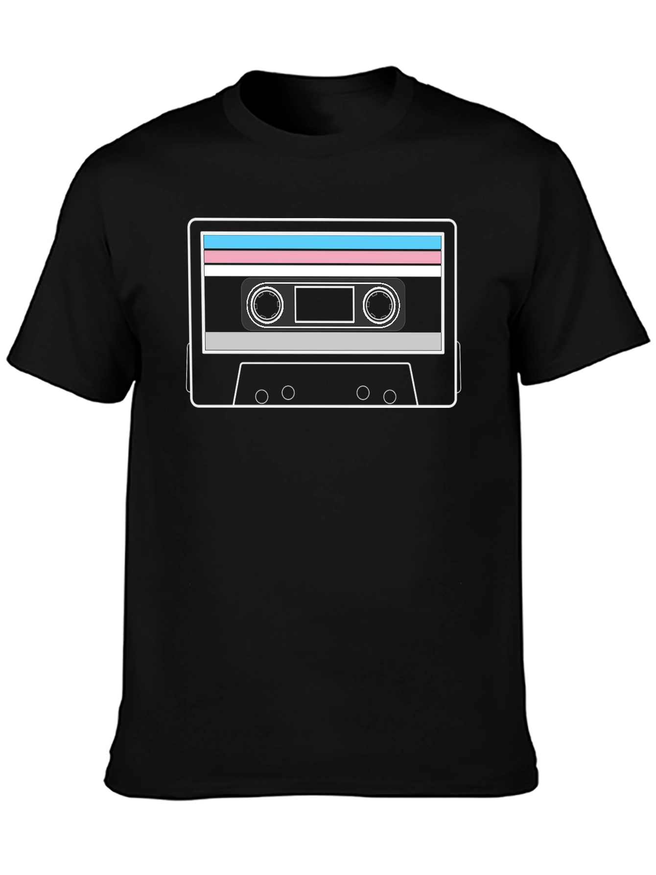 Retro Trans Pride Cassette Tape T-Shirt