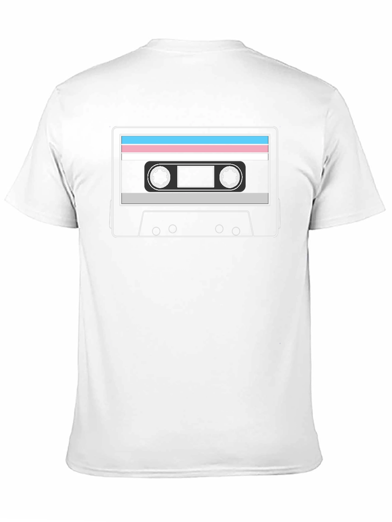 Retro Trans Pride Cassette Tape T-Shirt