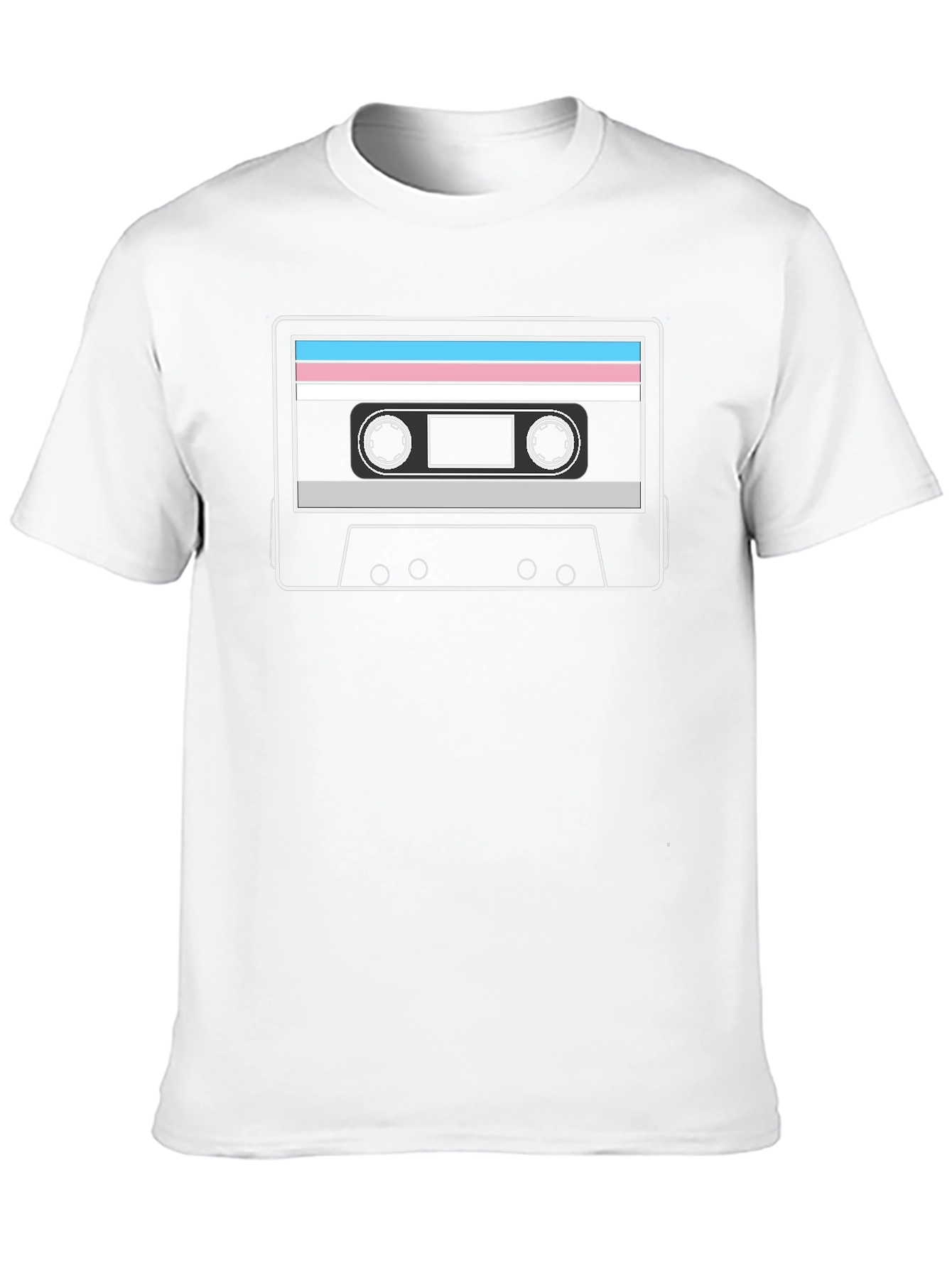 Retro Trans Pride Cassette Tape T-Shirt