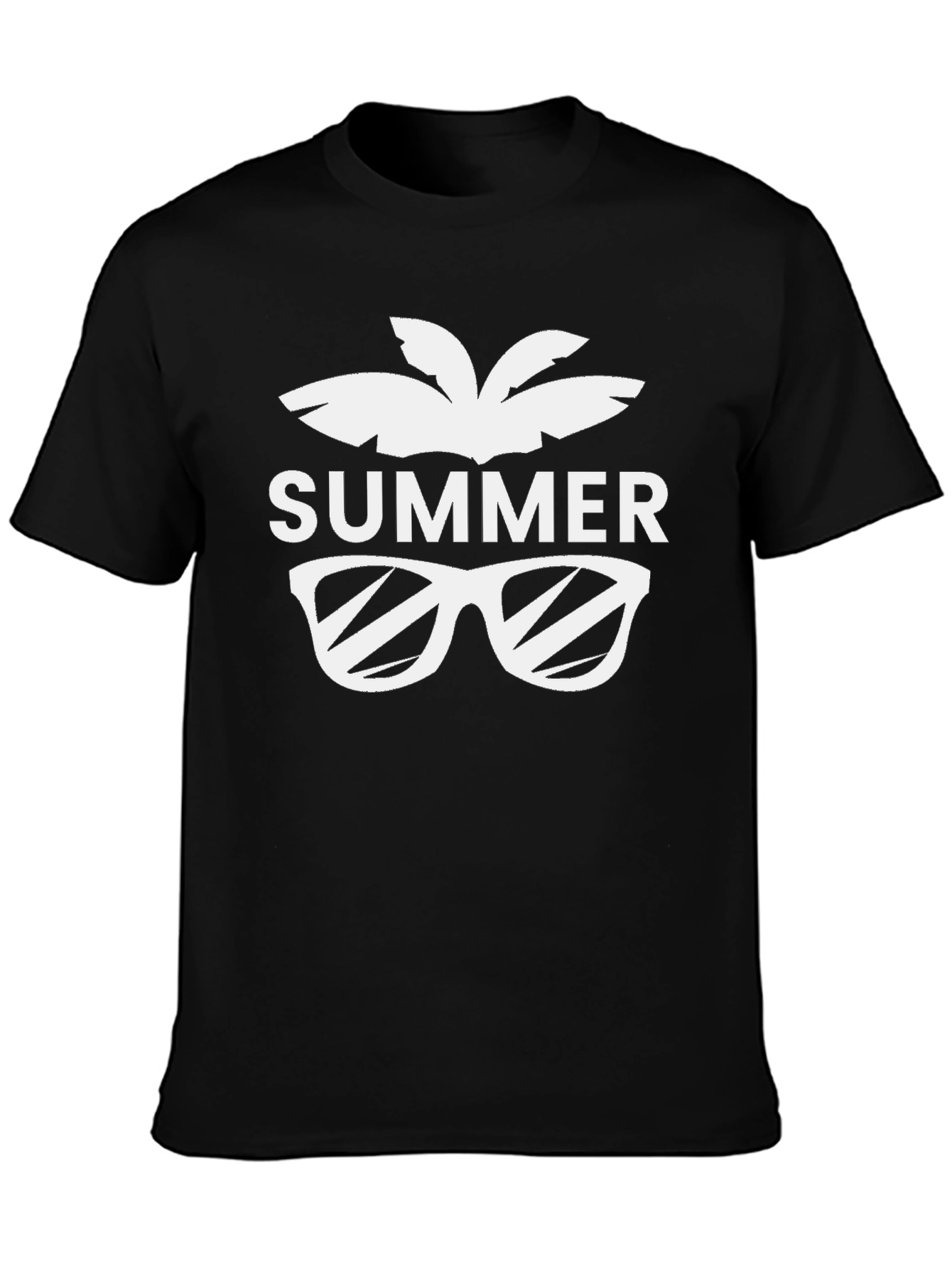Summer Sunglasses T-Shirt - Black Graphic Tee