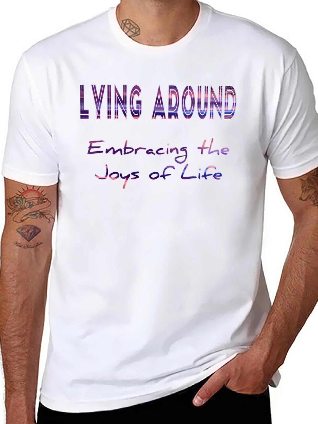 Lying Around Graphic Tee