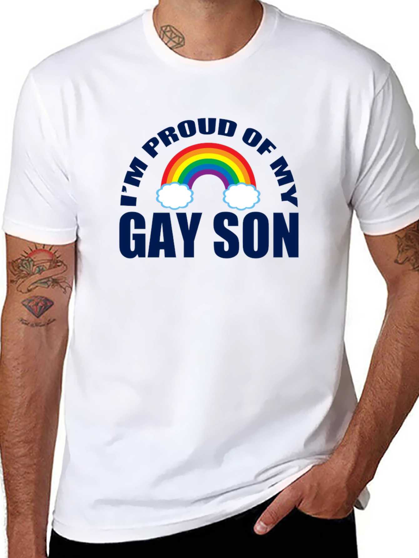 Proud Gay Son Graphic T-Shirt
