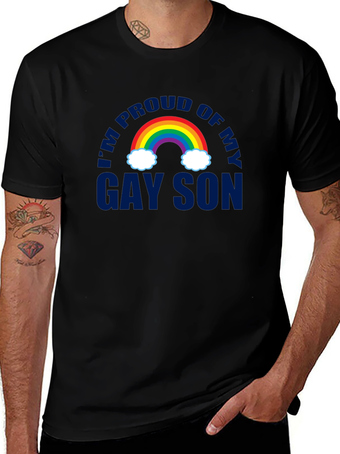 Proud Gay Son Graphic T-Shirt