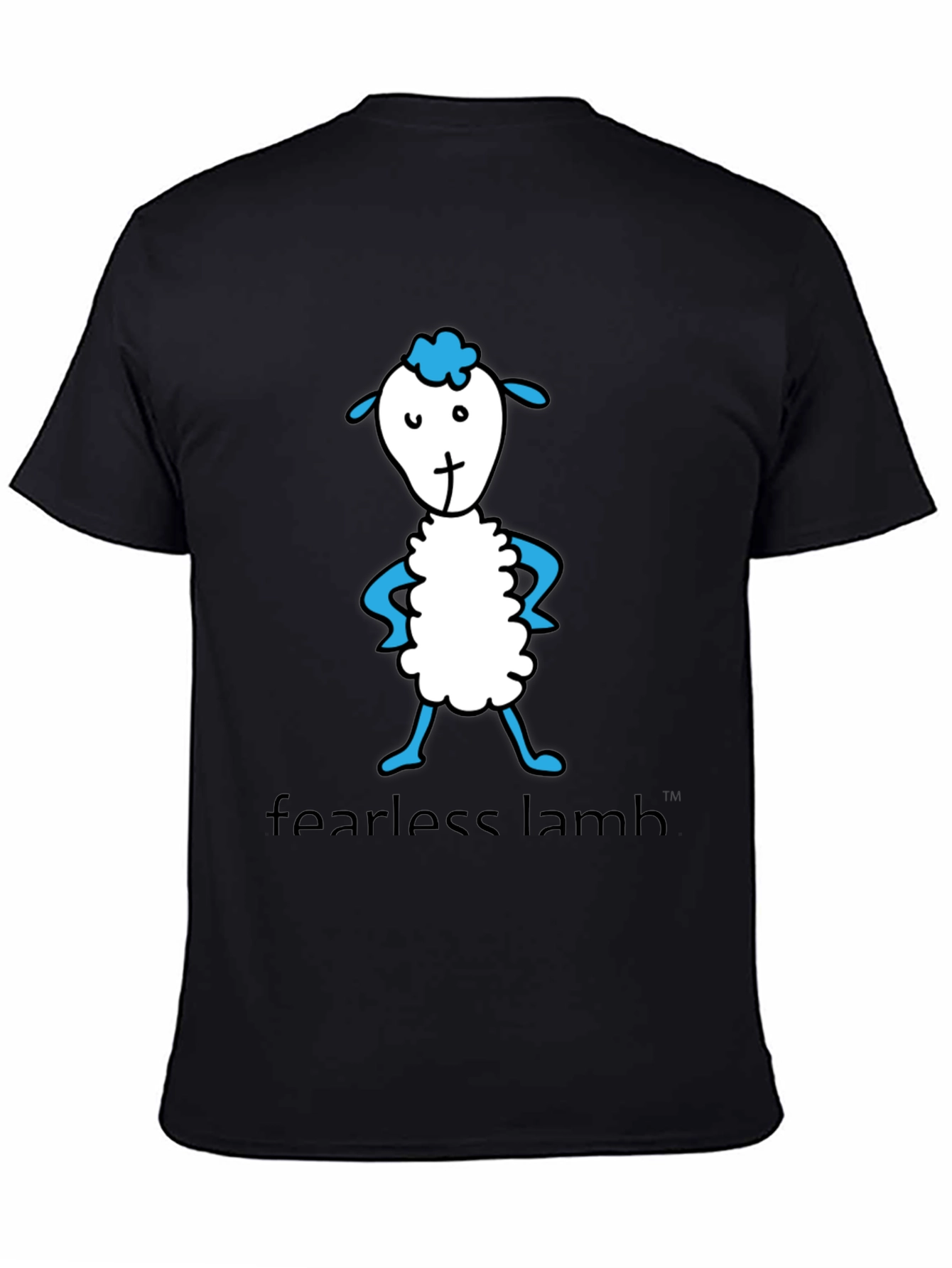 Fearless Lamb Graphic Tee - Soft Cotton