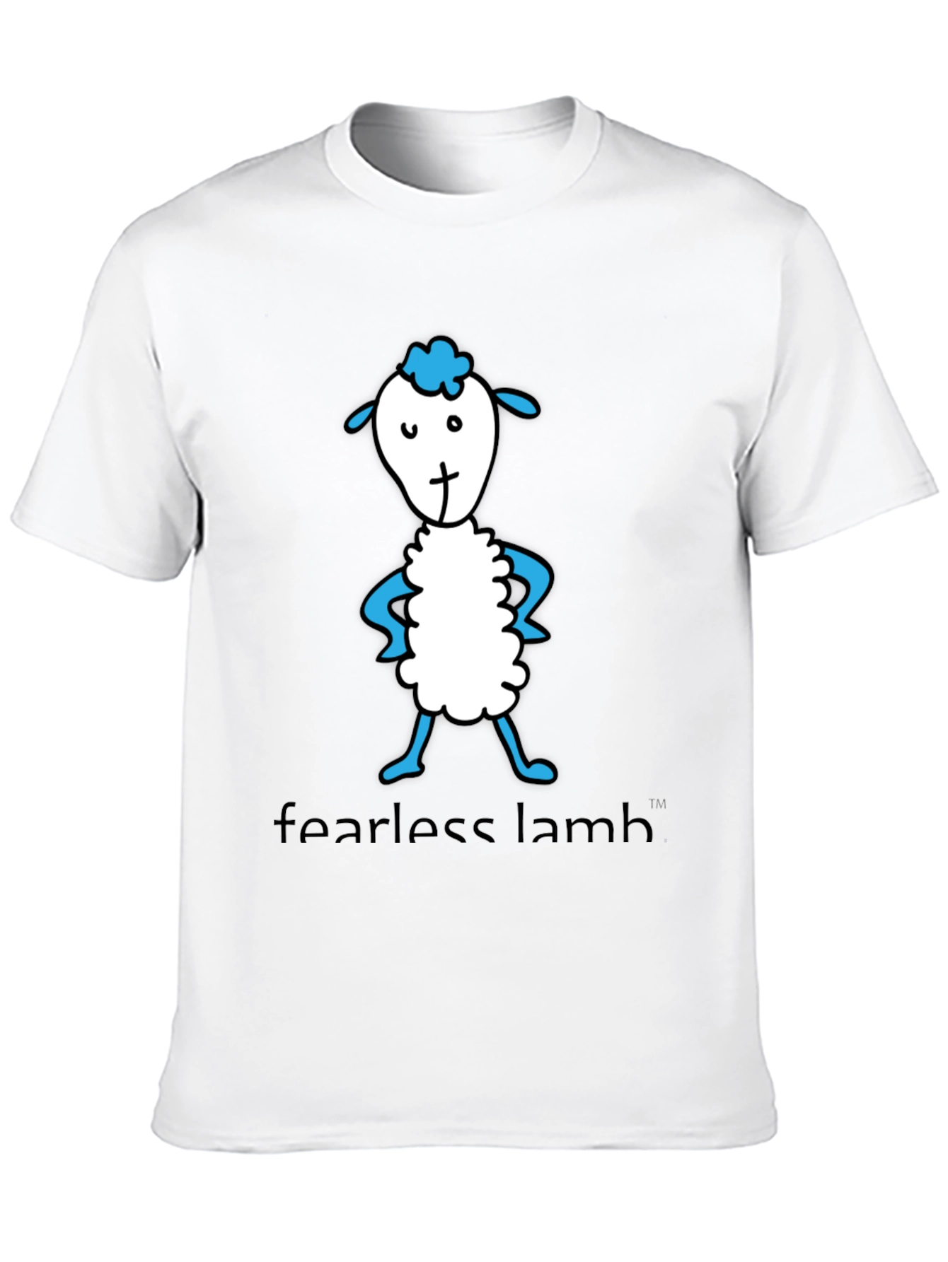 Fearless Lamb Graphic Tee - Soft Cotton