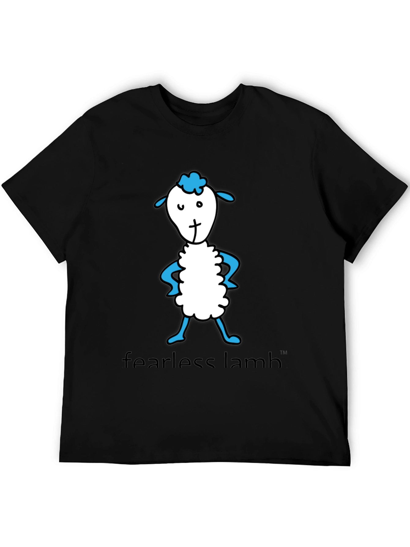 Fearless Lamb Graphic Tee - Soft Cotton