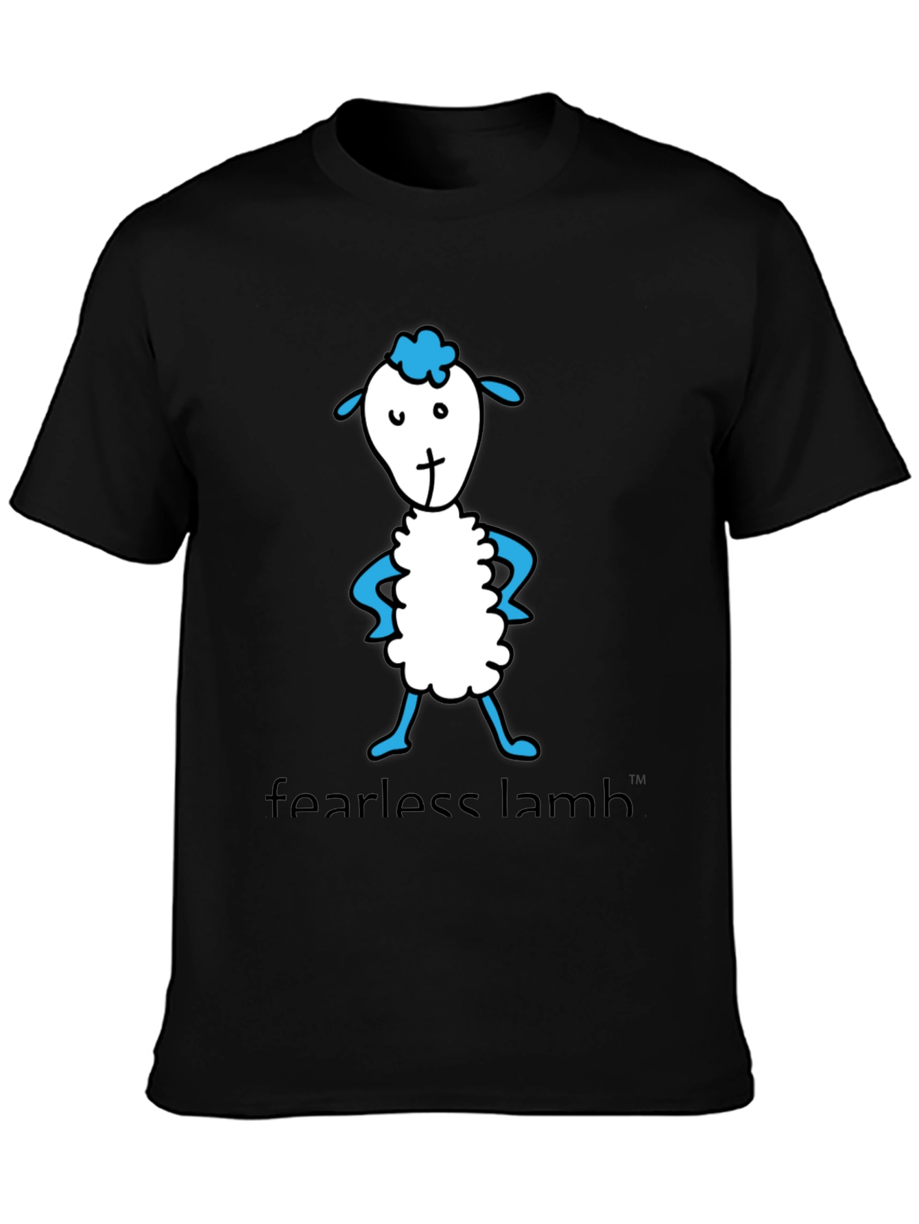 Fearless Lamb Graphic Tee - Soft Cotton