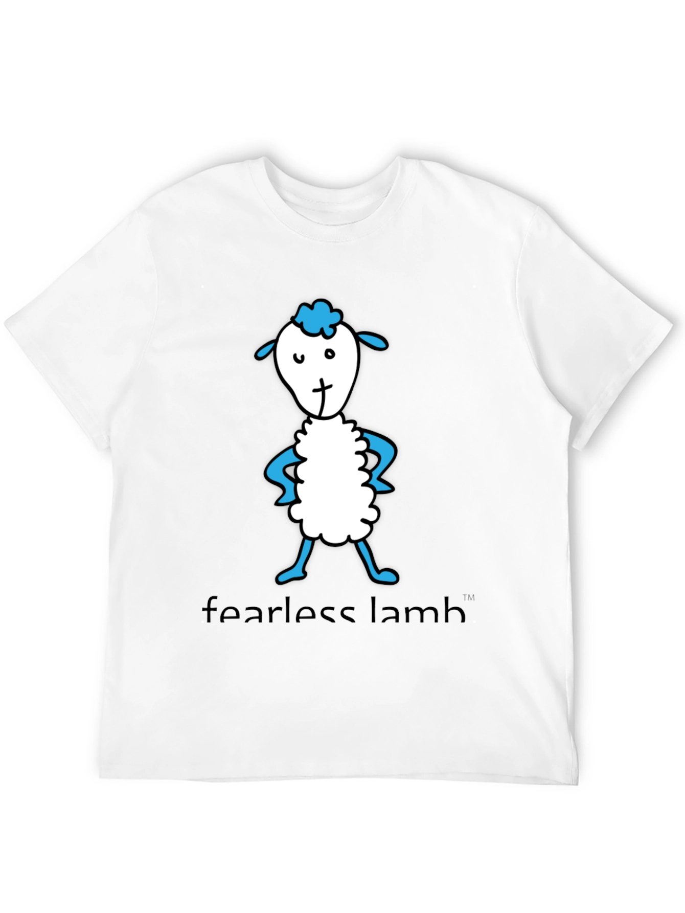 Fearless Lamb Graphic Tee - Soft Cotton
