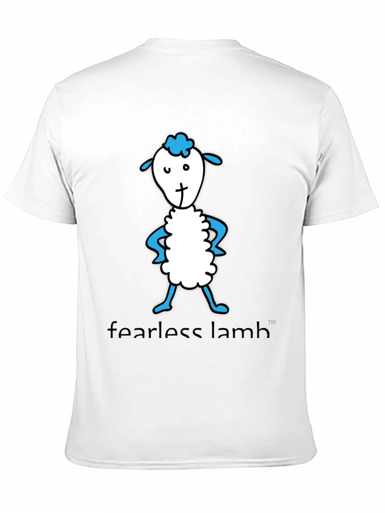 Fearless Lamb Graphic Tee - Soft Cotton