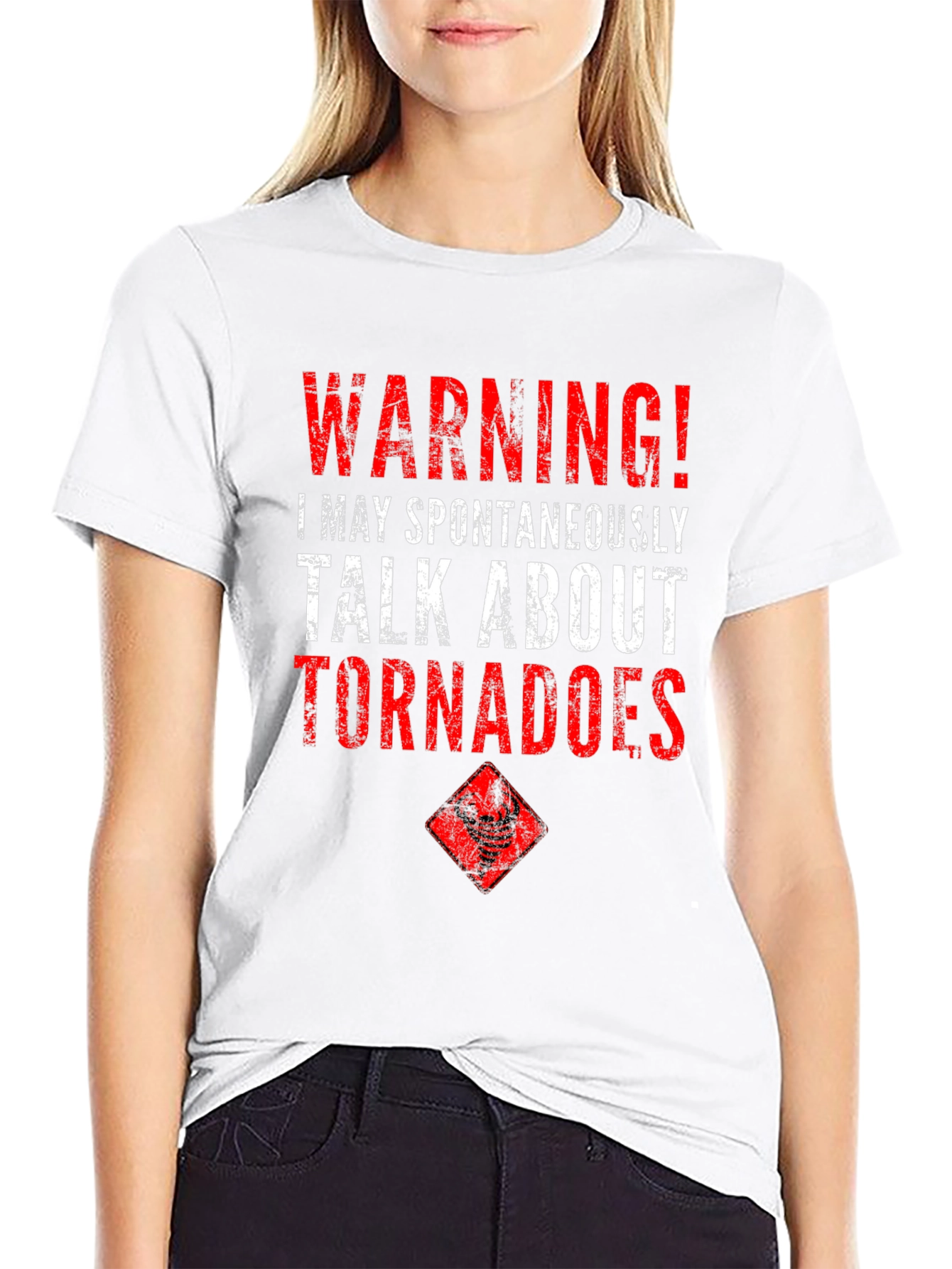 Warning Tornadoes T-Shirt - Weather Enthusiast