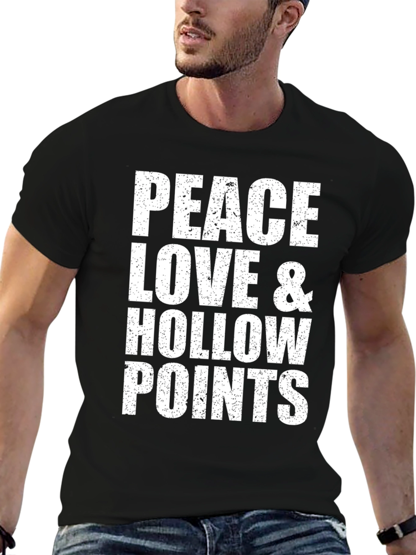 Peace Love & Hollow Points Graphic Tee