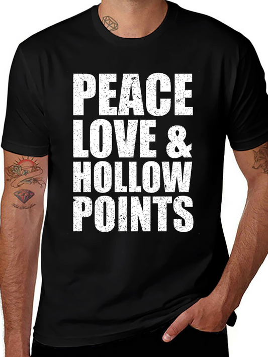 Peace Love & Hollow Points Graphic Tee