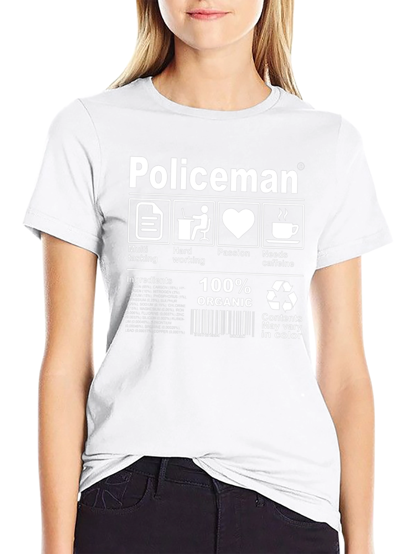 Policeman Ingredient T-Shirt: Multi-Tasking & Passion!