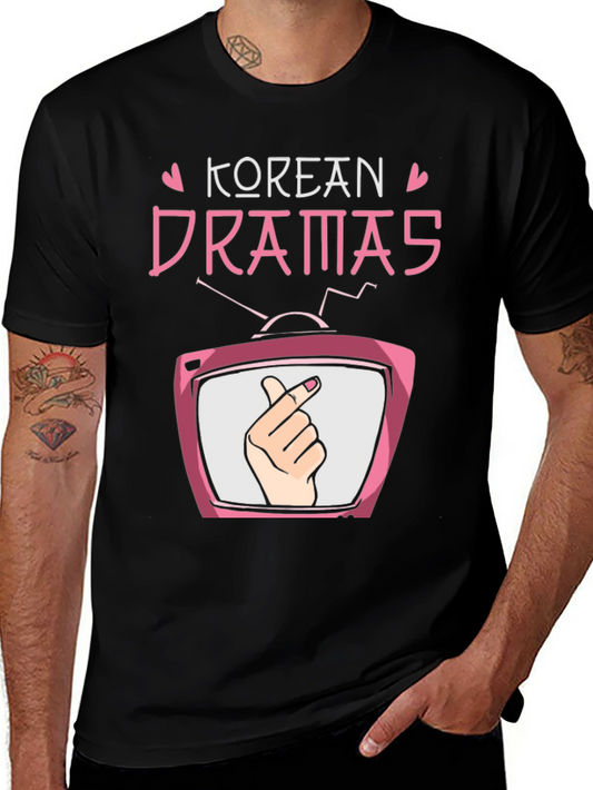 Korean Drama TV Heart T-Shirt - K-Drama Love Tee