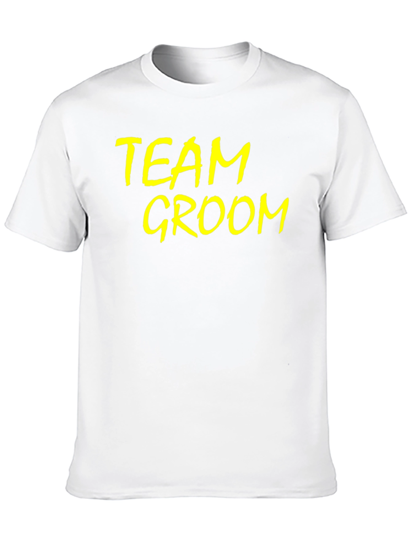 Team Groom Black T-Shirt - Wedding Party Apparel