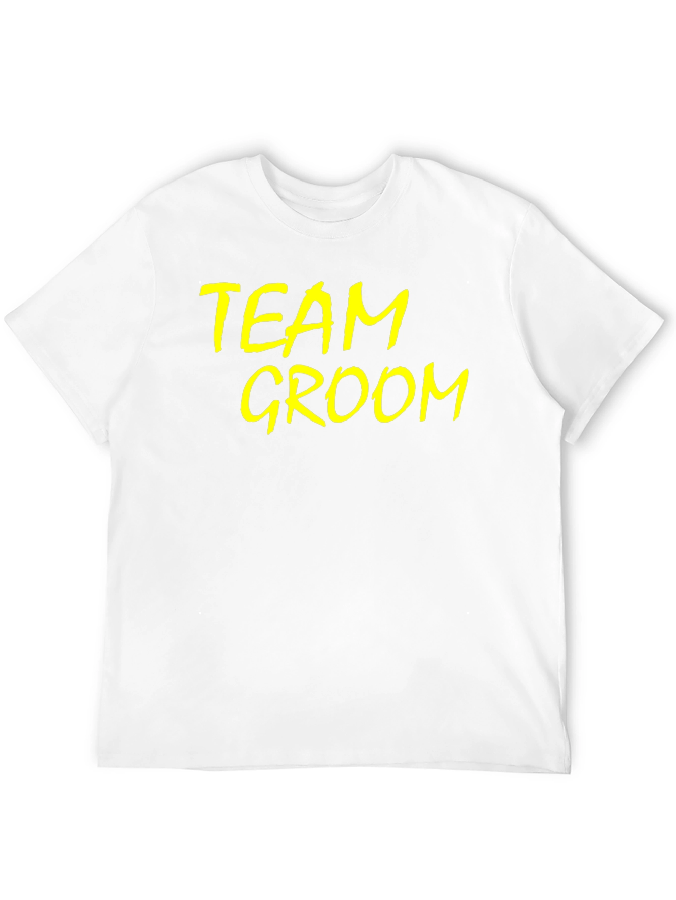 Team Groom Black T-Shirt - Wedding Party Apparel