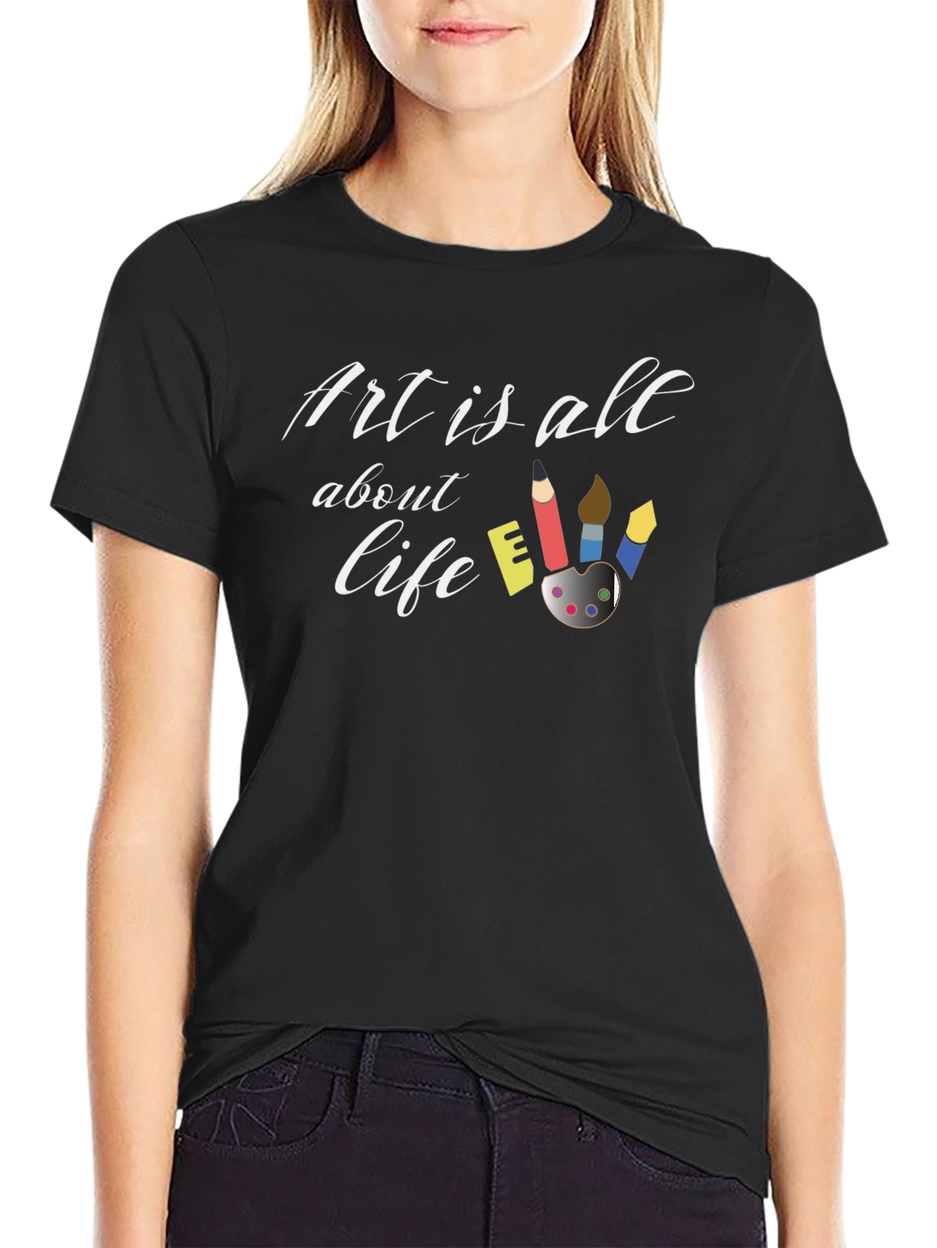 Art is All About Life Graphic T-Shirt