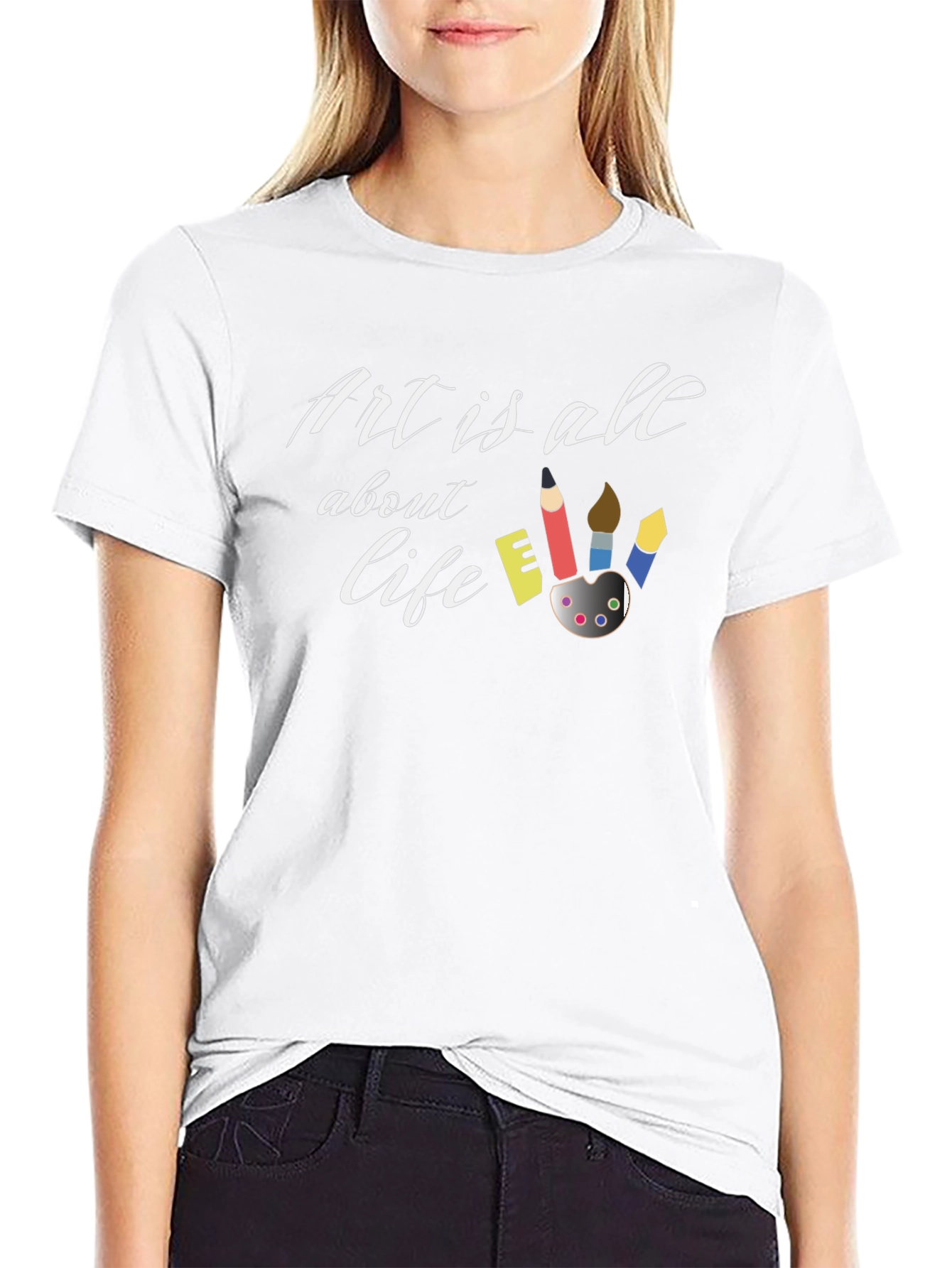 Art is All About Life Graphic T-Shirt
