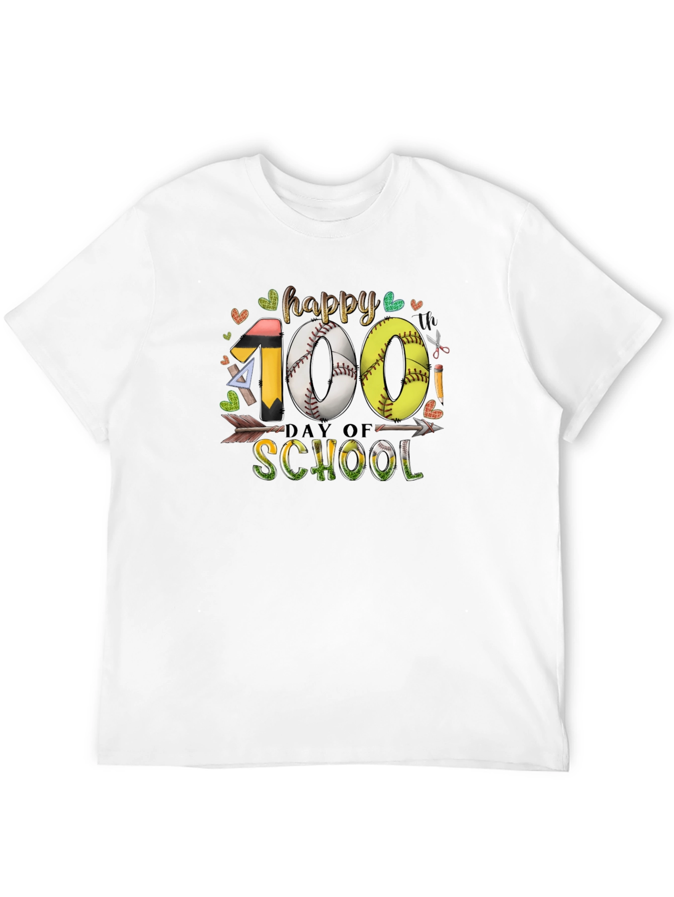 Happy 100 Days of School T-Shirt